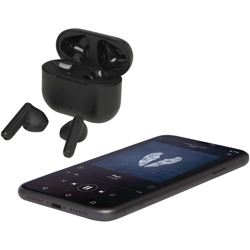 Altais recycled plastic True Wireless Bluetooth earbuds
