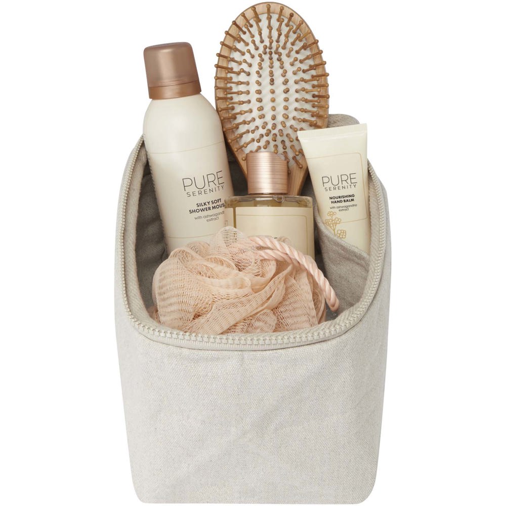 Pack 500 g/m² Aware™ recycled toiletry organiser