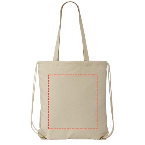Eliza 240 g/m² cotton drawstring bag 6L