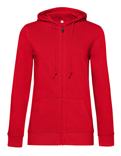 B&C BE INSPIRED - Inspire Zipped Hood Jacket /Women_° - Red