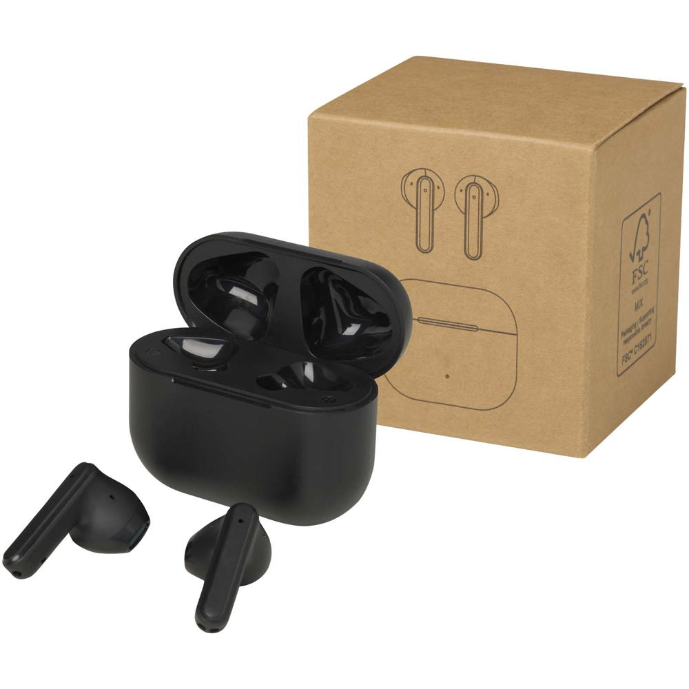 Altais recycled plastic True Wireless Bluetooth earbuds