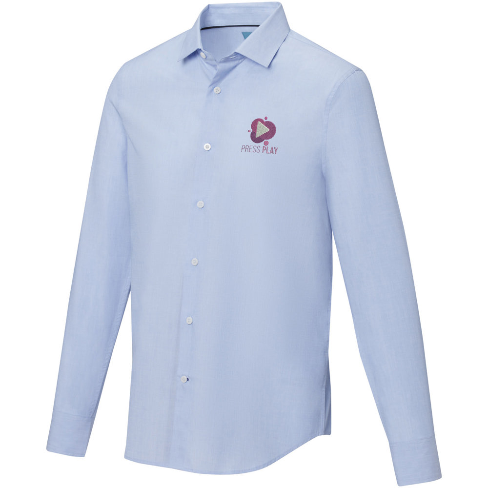 Cuprite long sleeve men's organic shirt
