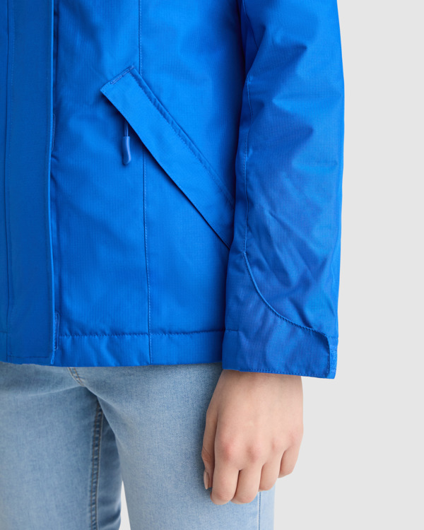 AMERICA WOMAN PARKA S/L DARK SAND