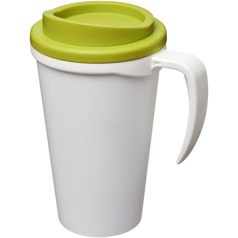 Americano® Grande 350 ml insulated mug - White, Lime