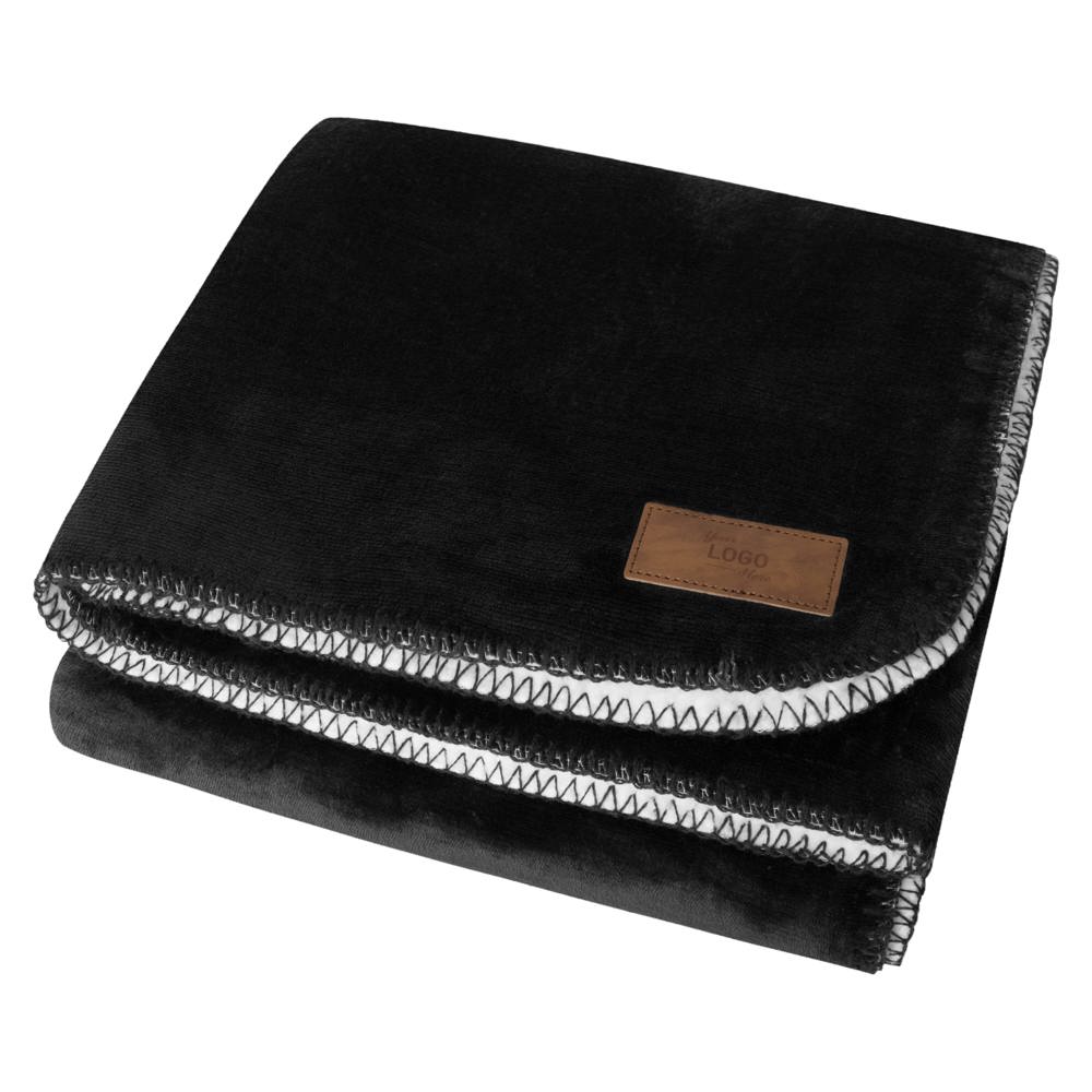 Fleeceplaid with sherpa backing, 150x120 cm, 500 gr/m²