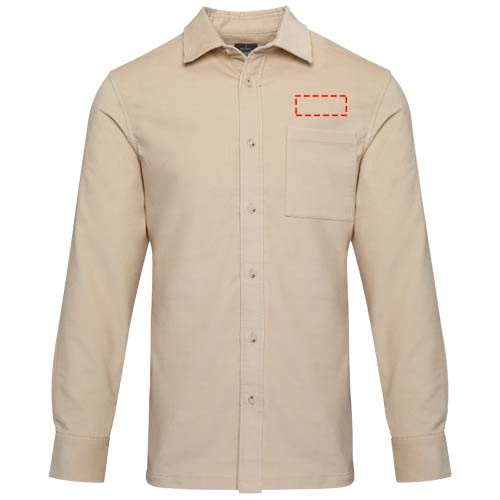 Alum 252 g/m² corduroy unisex shirt