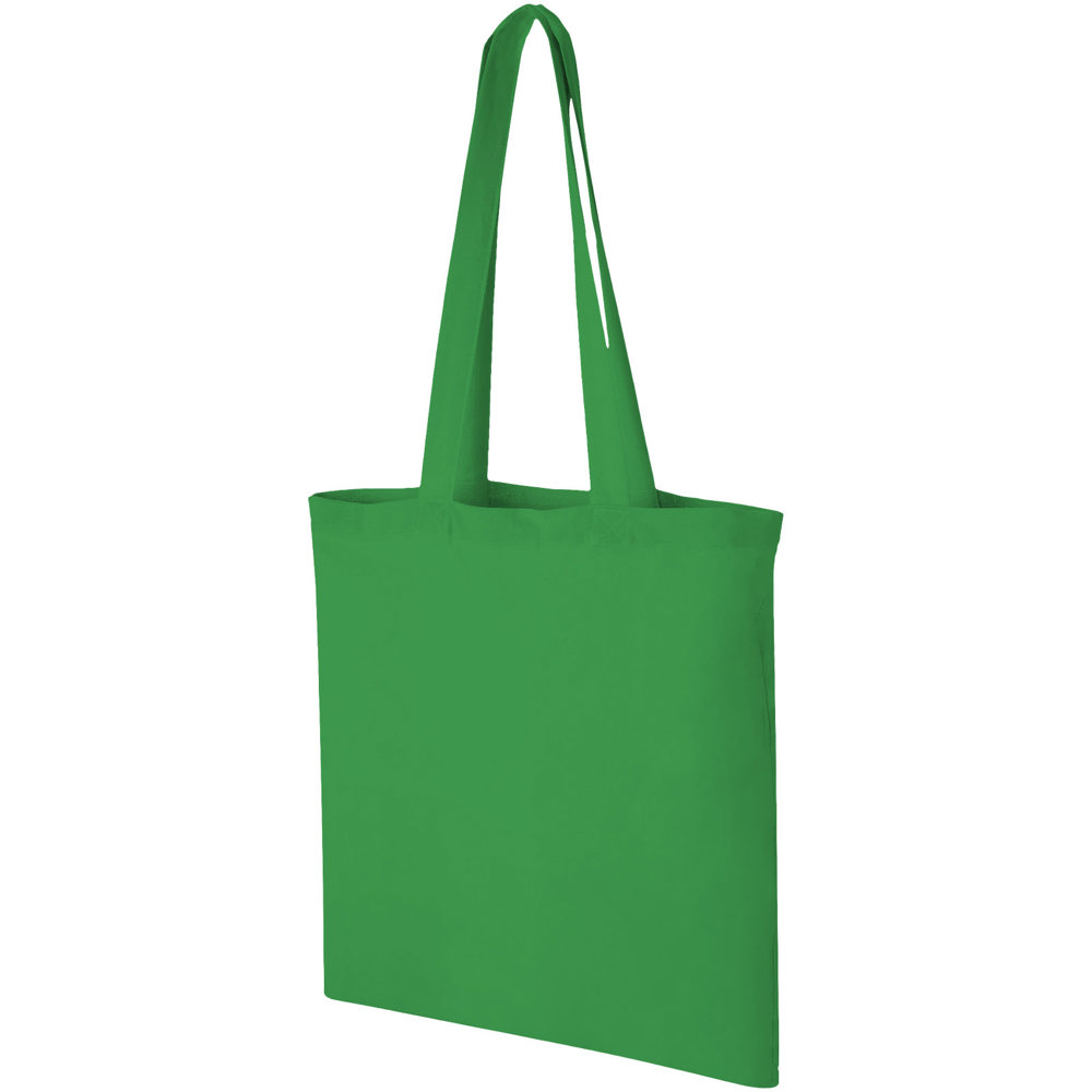 Carolina 100 g/m² cotton tote bag 7L - Bright green