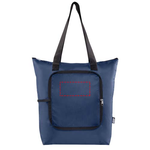 EcoFold RPET foldable tote cooler bag 15L