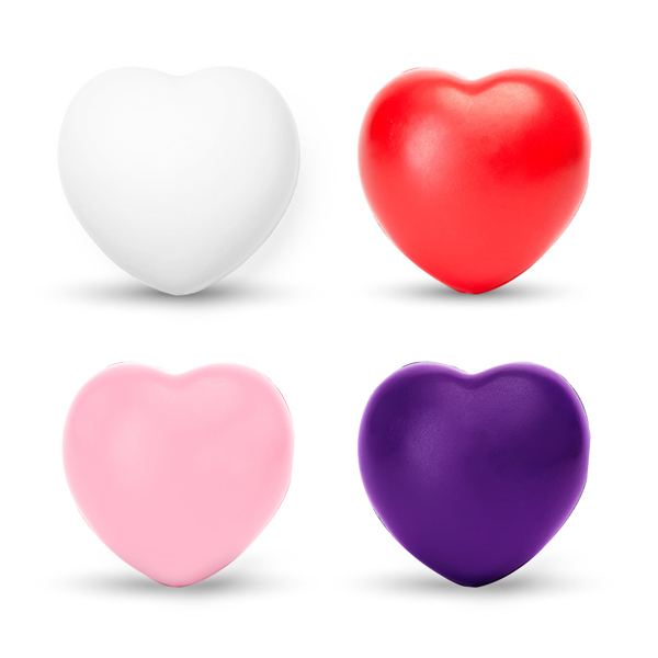 BIKU HEART SHAPED STRESS BALL RED