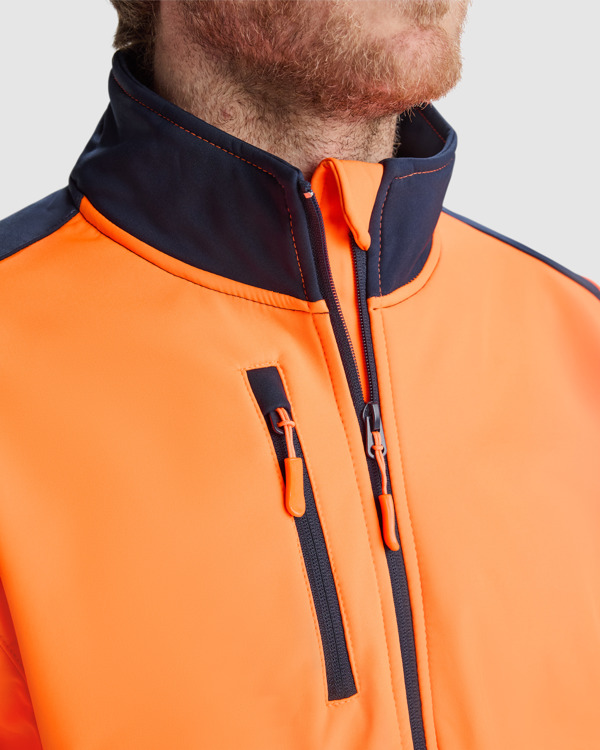 AV ANTARES SOFTSHELL S/L GARDEN GREEN/FLUOR YELLOW