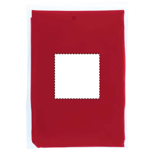 Ziva disposable rain poncho with storage pouch