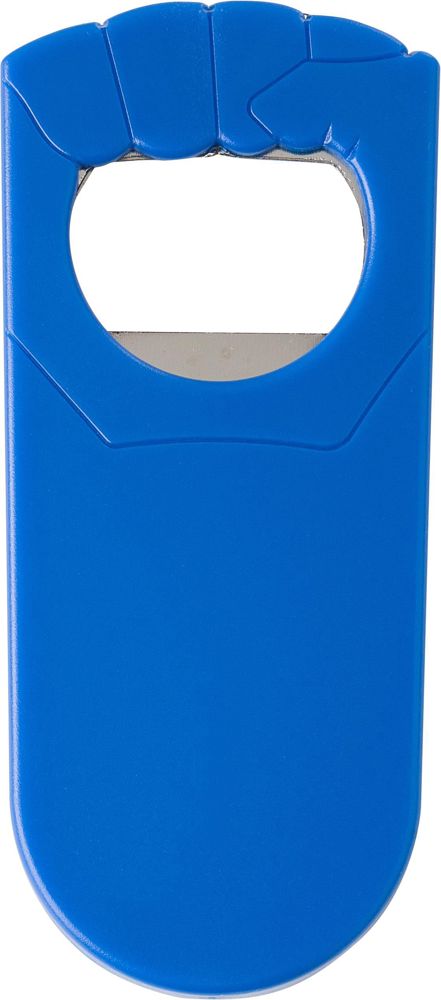 Plastic bottle opener Tay - Blue