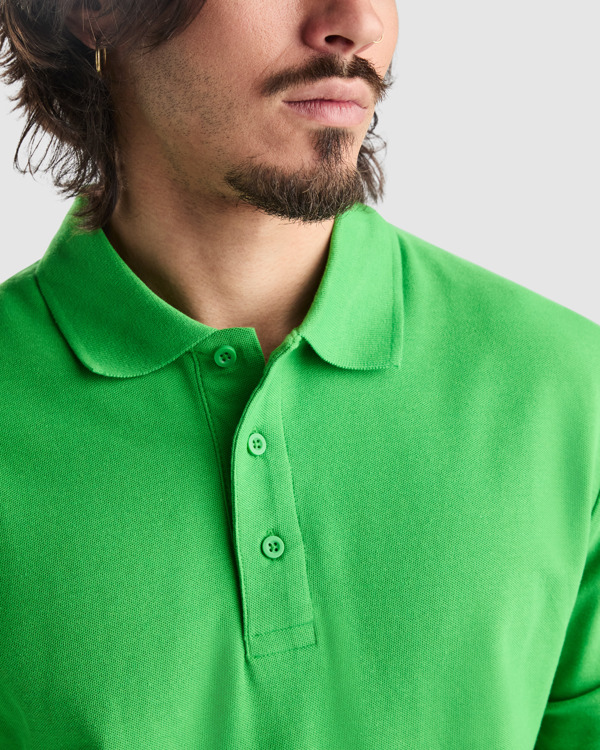 ESTRELLA LONG SLEEVE POLO SHIRT S/5/6 NAVY BLUE