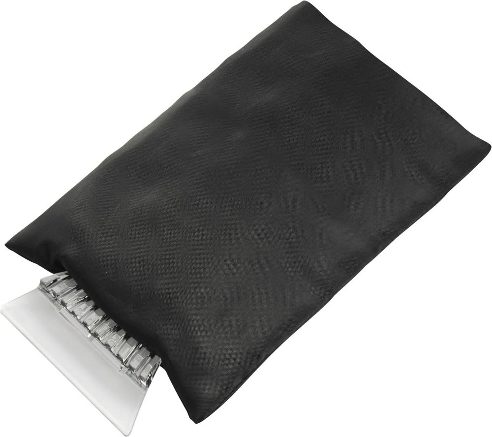 ABS ice scraper and polyester glove Doris - Black