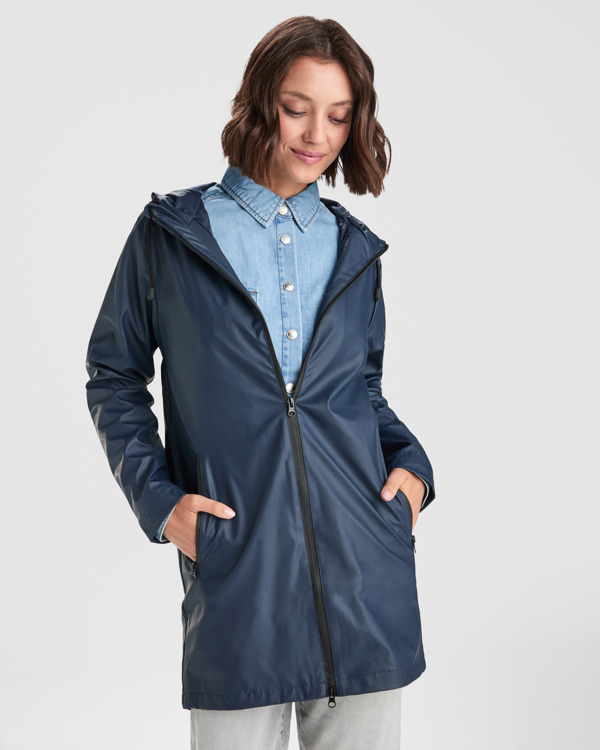 SITKA WOMAN RAINCOAT S/XL DARK MILITARY-GREEN