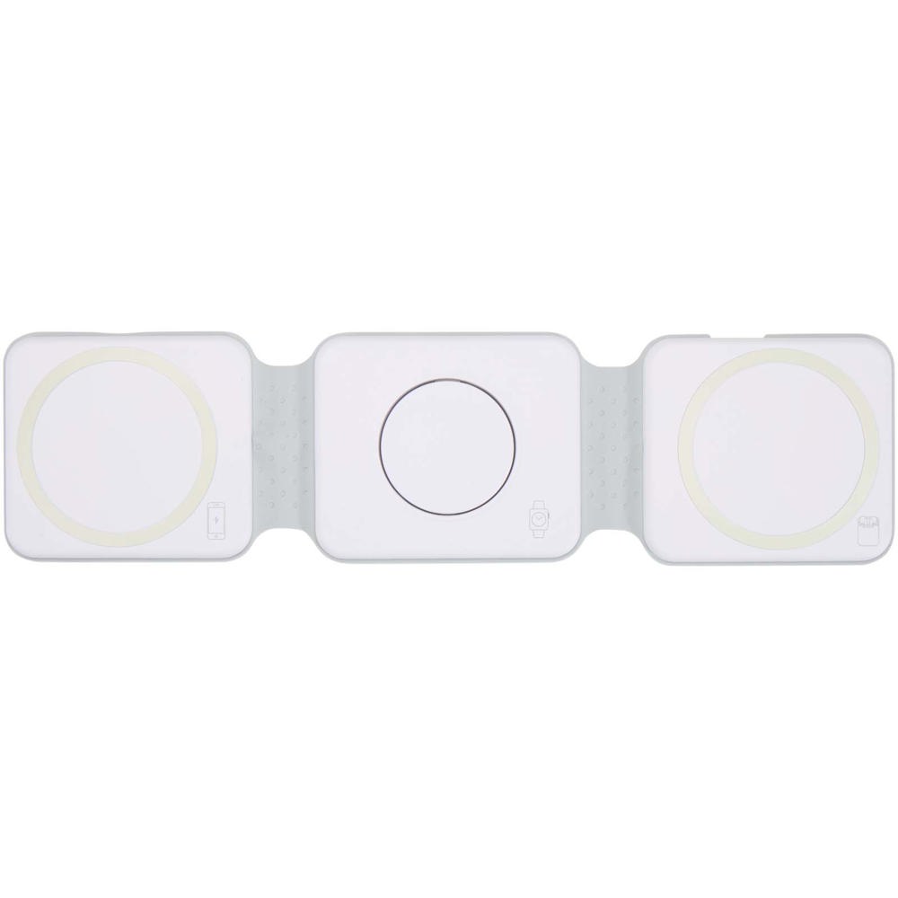 Armus 3-in-1 15W recycled plastic foldable wireless charger