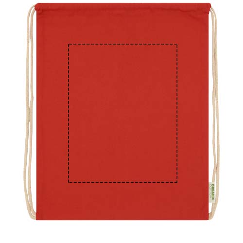 Odisha 140 g/m² OCS organic drawstring bag 5L 