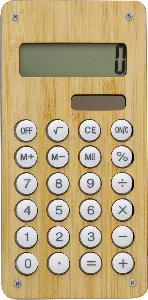 Bamboo calculator Thomas - bamboo