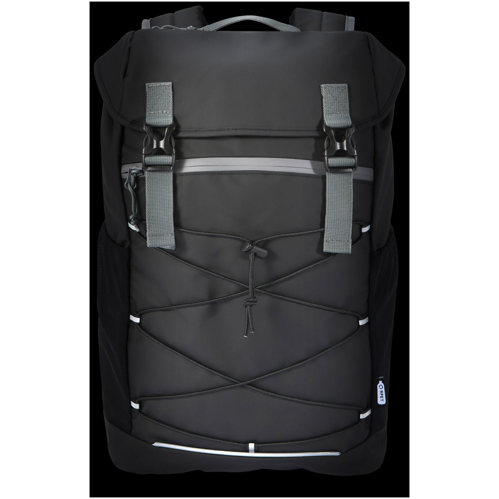 Aqua 15.6" GRS recycled water resistant laptop backpack 23L