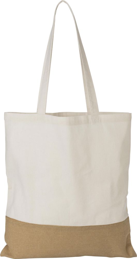 Cotton (160 g/m2) shopping bag Kyler - Khaki