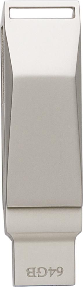 Zinc alloy USB stick Dorian - Silver
