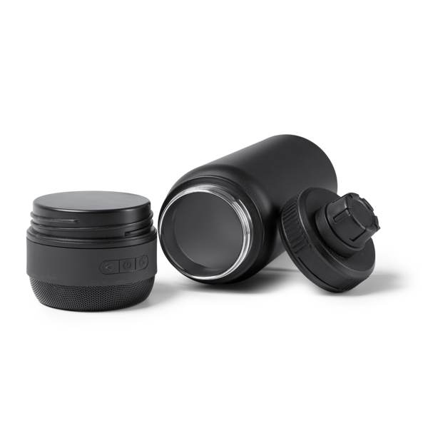BOTTLE/SPEAKER NUFRIK BLACK
