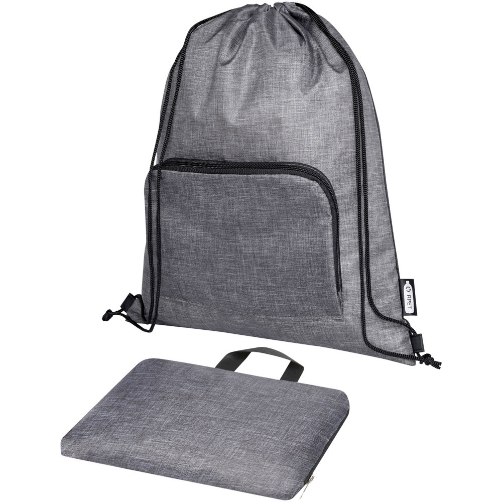 Ash recycled foldable drawstring bag 7L