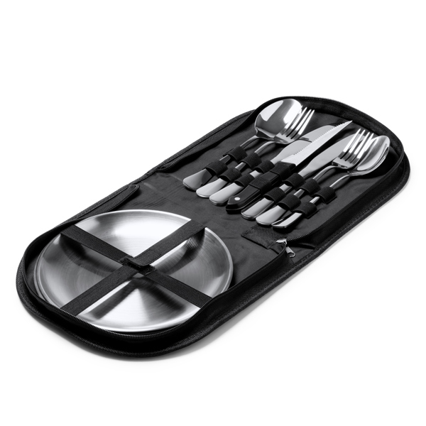 CUTLERY SET TRIVOR BLACK