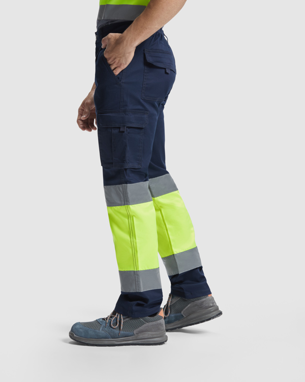AV DAILY STRETCH PANTS S/46 GARDEN GREEN/FLUOR YELLOW