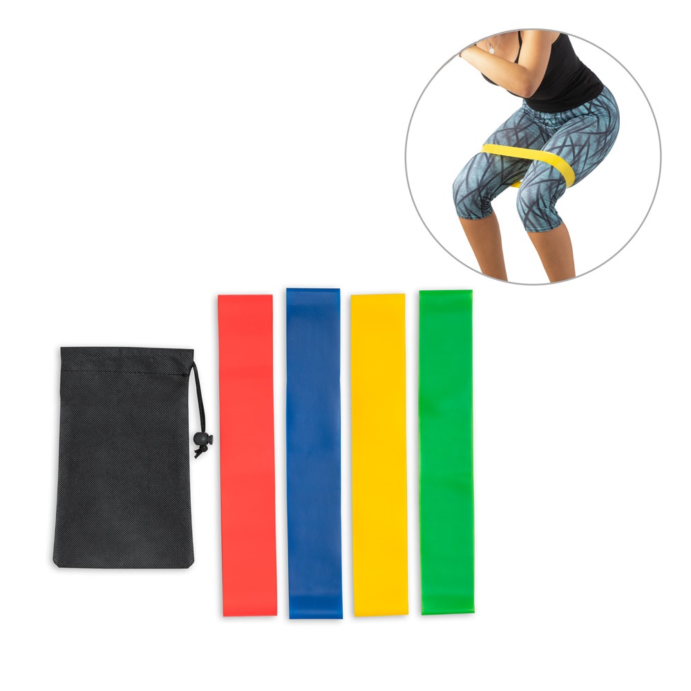 BURPEE. Σετ ελαστικές ταινίες με non-woven θήκη