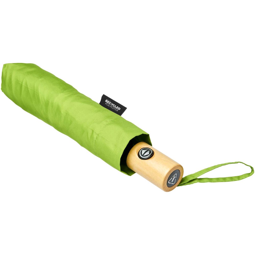 Bo 21" foldable auto open/close recycled PET umbrella