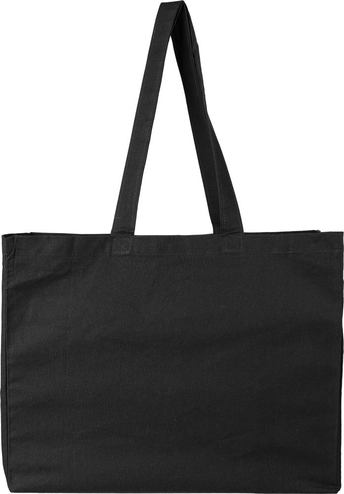 Cotton (180 gsm) shopping bag Maleya - Black