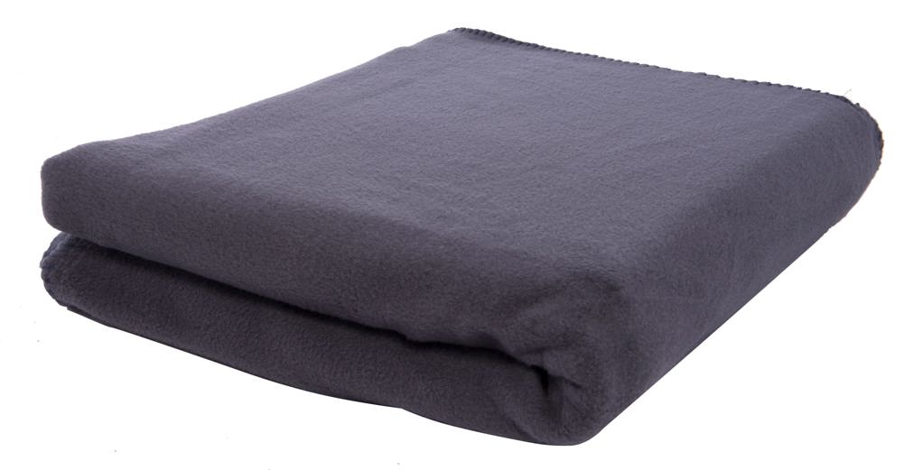 Fleeceplaid 150x120 cm, 250 gr/m² - Dark grey (PMS Cool Gray 11c) / Dark grey