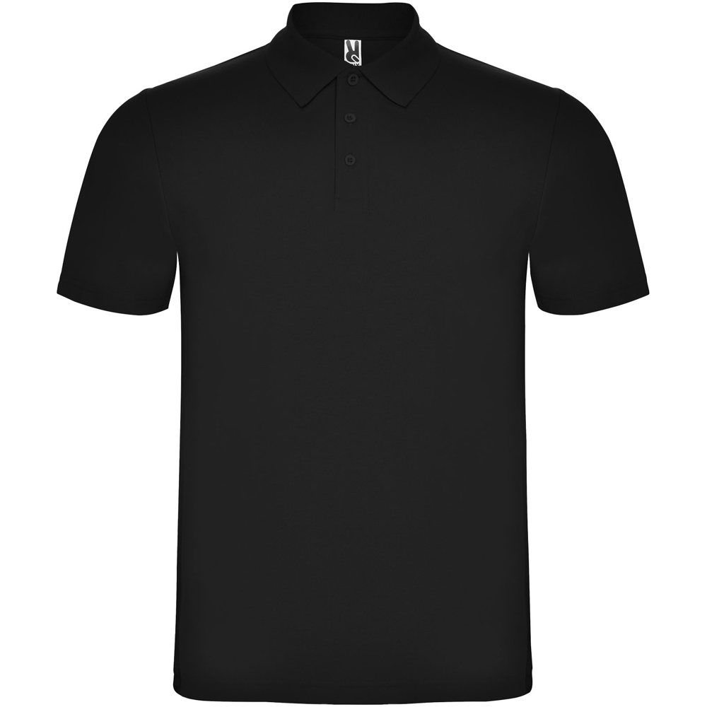 Austral 180 g/m2 short sleeve unisex polo - Black