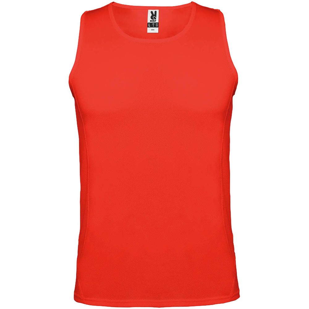 Andre 140 g/m² men's sports vest - Red