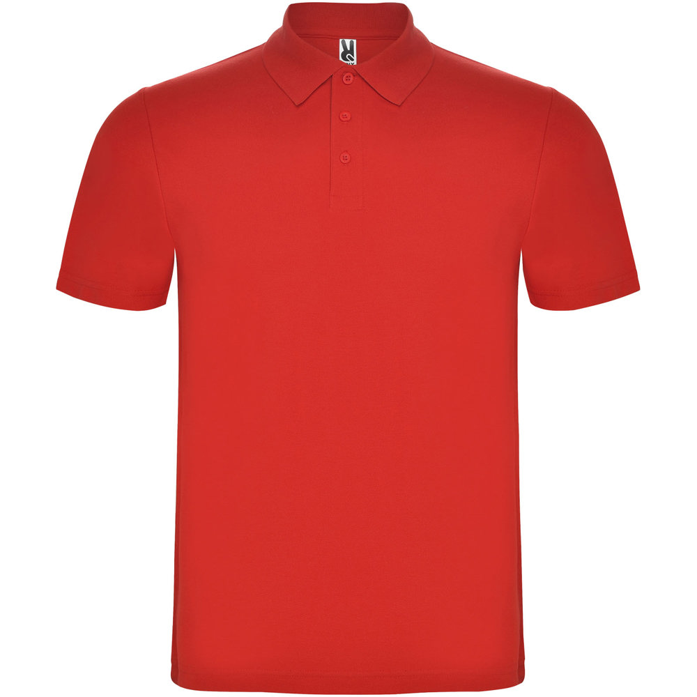 Austral 180 g/m2 short sleeve unisex polo - Red