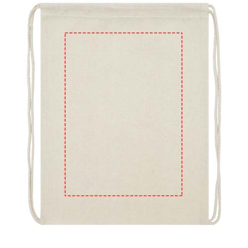 Oregon 140 g/m² cotton drawstring bag 5L