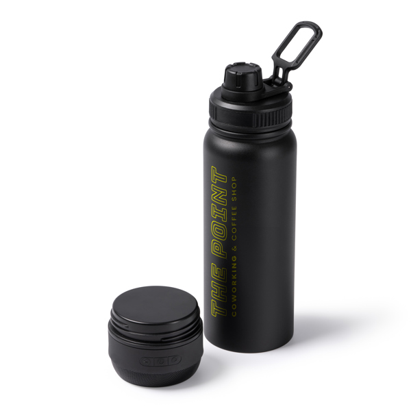 BOTTLE/SPEAKER NUFRIK BLACK