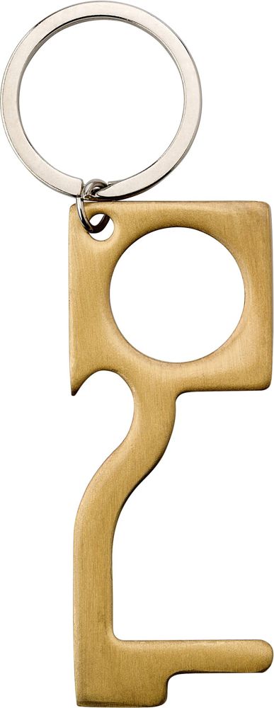 Copper door opener Finnegan - brass-coloured