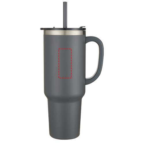 Sydney 1200 ml double wall RCS certified copper vacuum insulated tumbler with straw