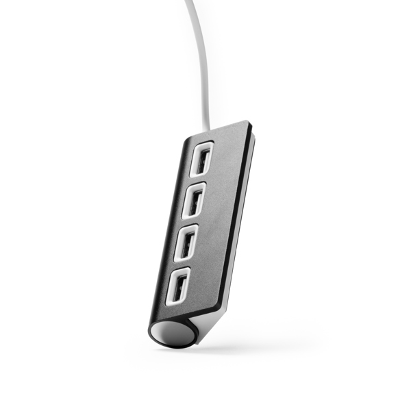HUB PORT PLERION BLACK