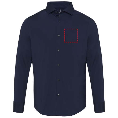 Carnelian 133 g/m² poplin men's shirt