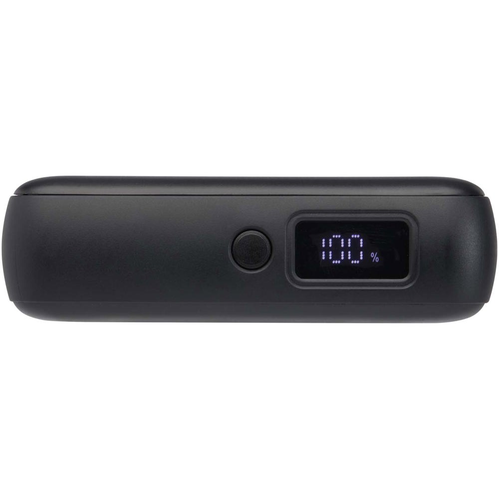 Acrux 10.000 mAh 35W tablet power bank with built in Type-C cable - made from recycled plastic
