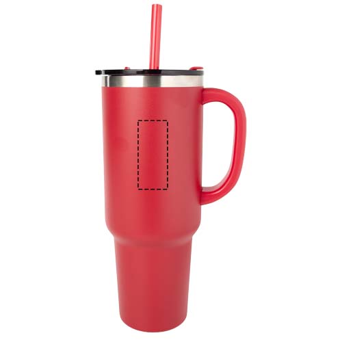 Sydney 1200 ml double wall RCS certified copper vacuum insulated tumbler with straw