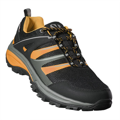 Roly Footwear - Trekking Shoe Marc - Black 02, Fluor Orange 223