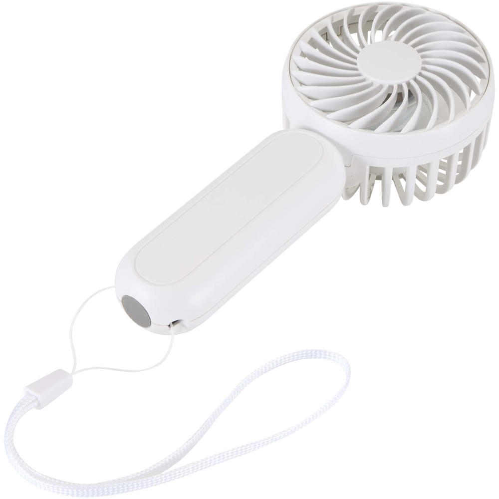 Aervia recycled plastic portable fan - White