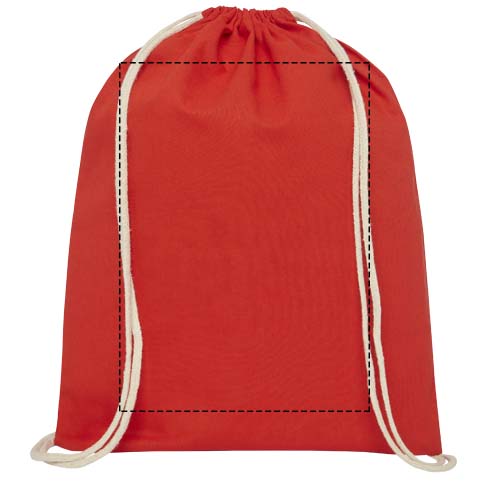 Oregon 100 g/m² cotton drawstring bag 5L