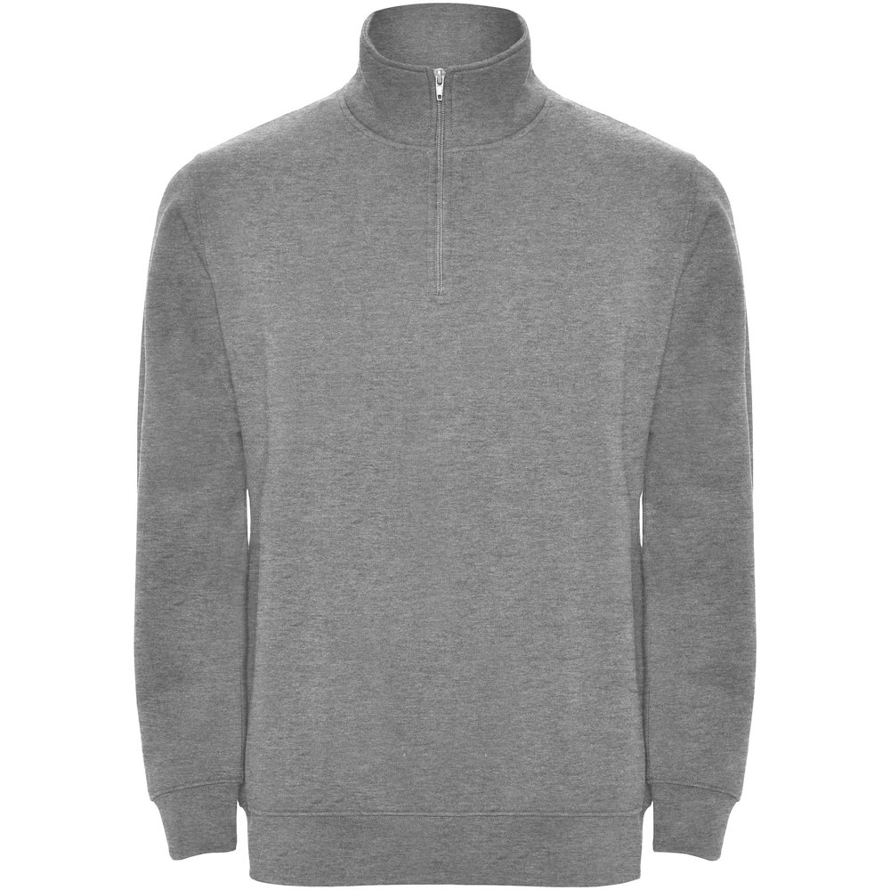 Aneto 280 g/m2 quarter zip sweater - Marl Grey