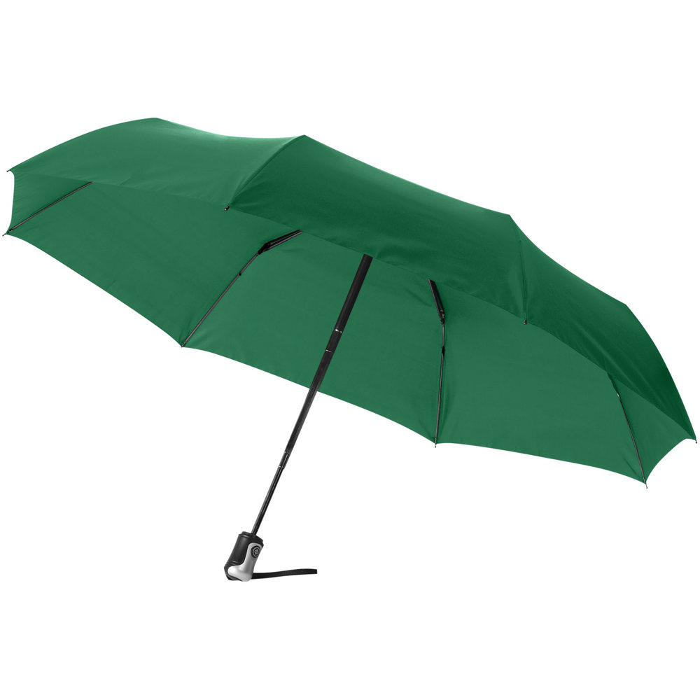 Alex 21.5" foldable auto open/close umbrella - Green