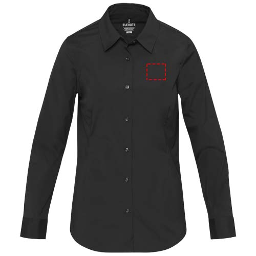 Carnelian 133 g/m² poplin women's shirt